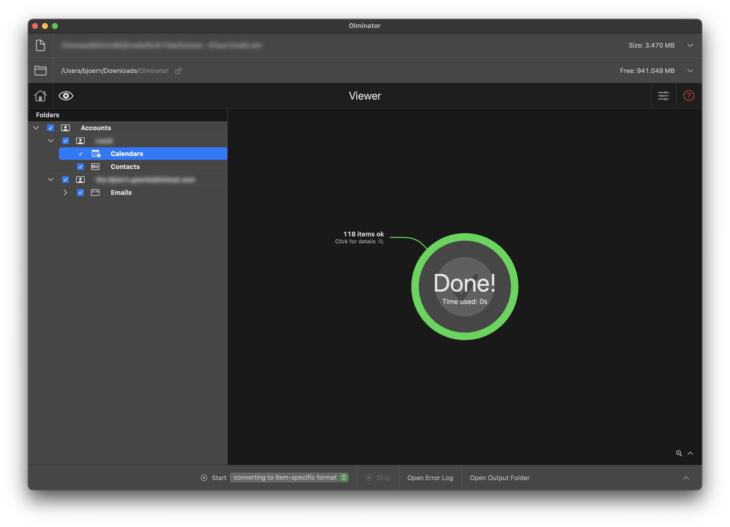 Screenshot of Olminator's Viewer Sheet